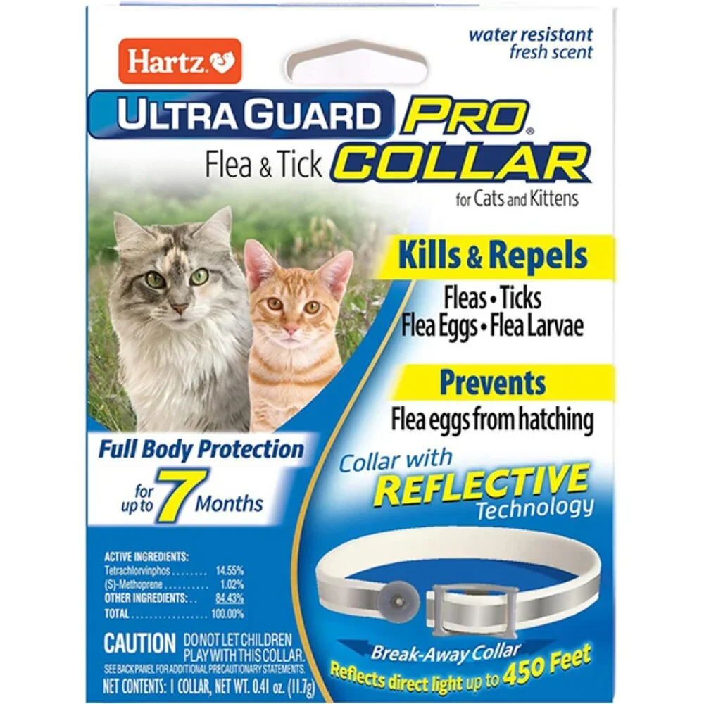 New UltraGuard Pro Flea and Tick Collar for Cats and Kittens 7 Month Use